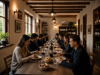 地元の食堂で味合う本物のイタリア料理